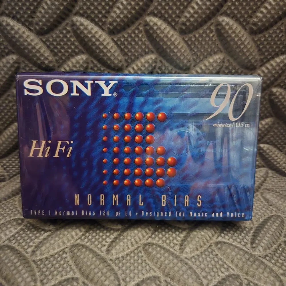 Sony HiFi 90-Minute Audio Cassette Type I Normal Bias SP II Lot of 4
